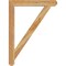 Ekena Millwork Traditional Craftsman Rough Sawn Bracket, Western Red Cedar, 4"W x 34"D x 46"H BKT04X34X46TRA04RWR - alternate 3